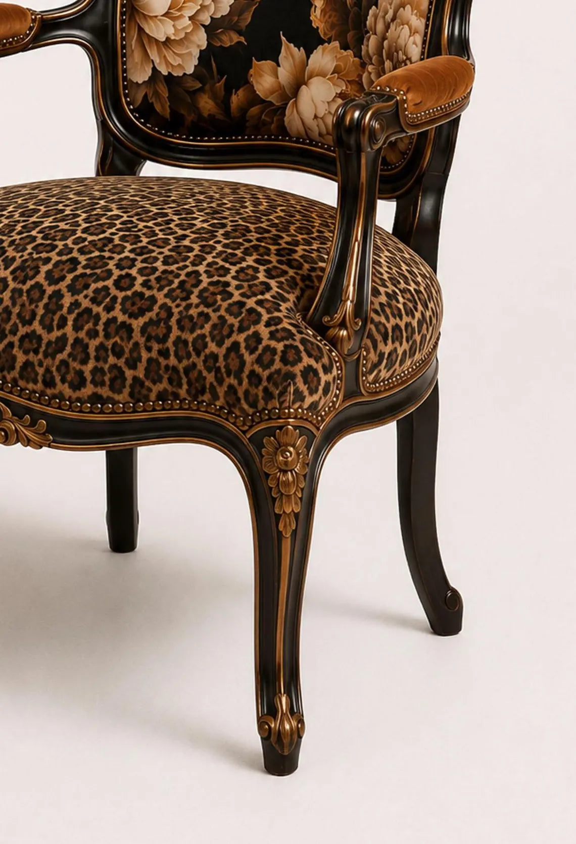 Luxury Leopard Accent Chair