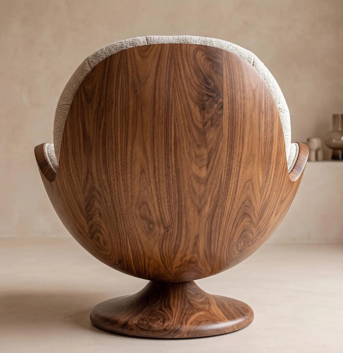 Solid Teak Lounge Chair