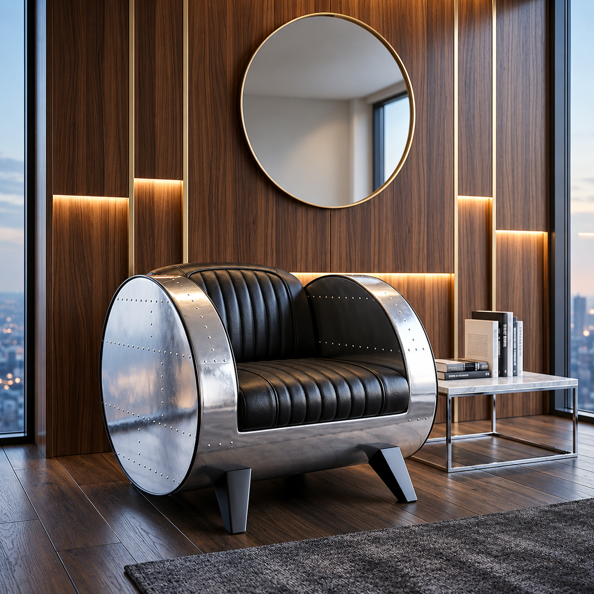 Aviator Turbine Club Chair