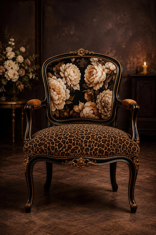 Luxury Leopard Accent Chair