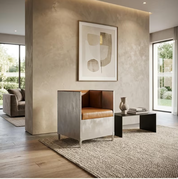Aviator Leather Lounge Chair