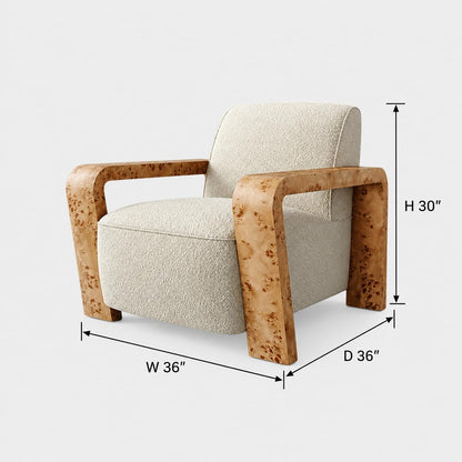 Modern Upholstered Lounge Chair