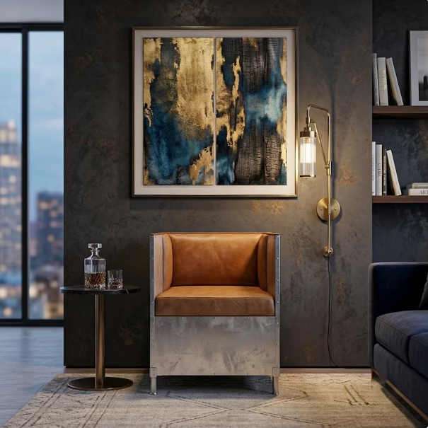 Aviator Leather Lounge Chair