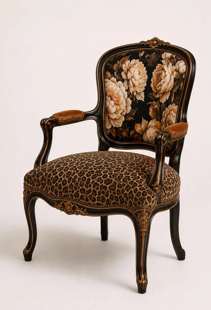 Luxury Leopard Accent Chair
