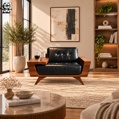 Teak Wood Lounge Sofa