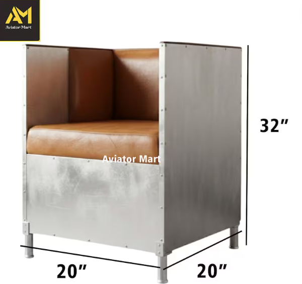 Aviator Leather Lounge Chair