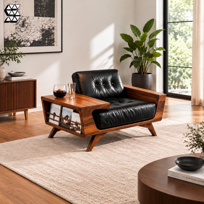 Teak Wood Lounge Sofa