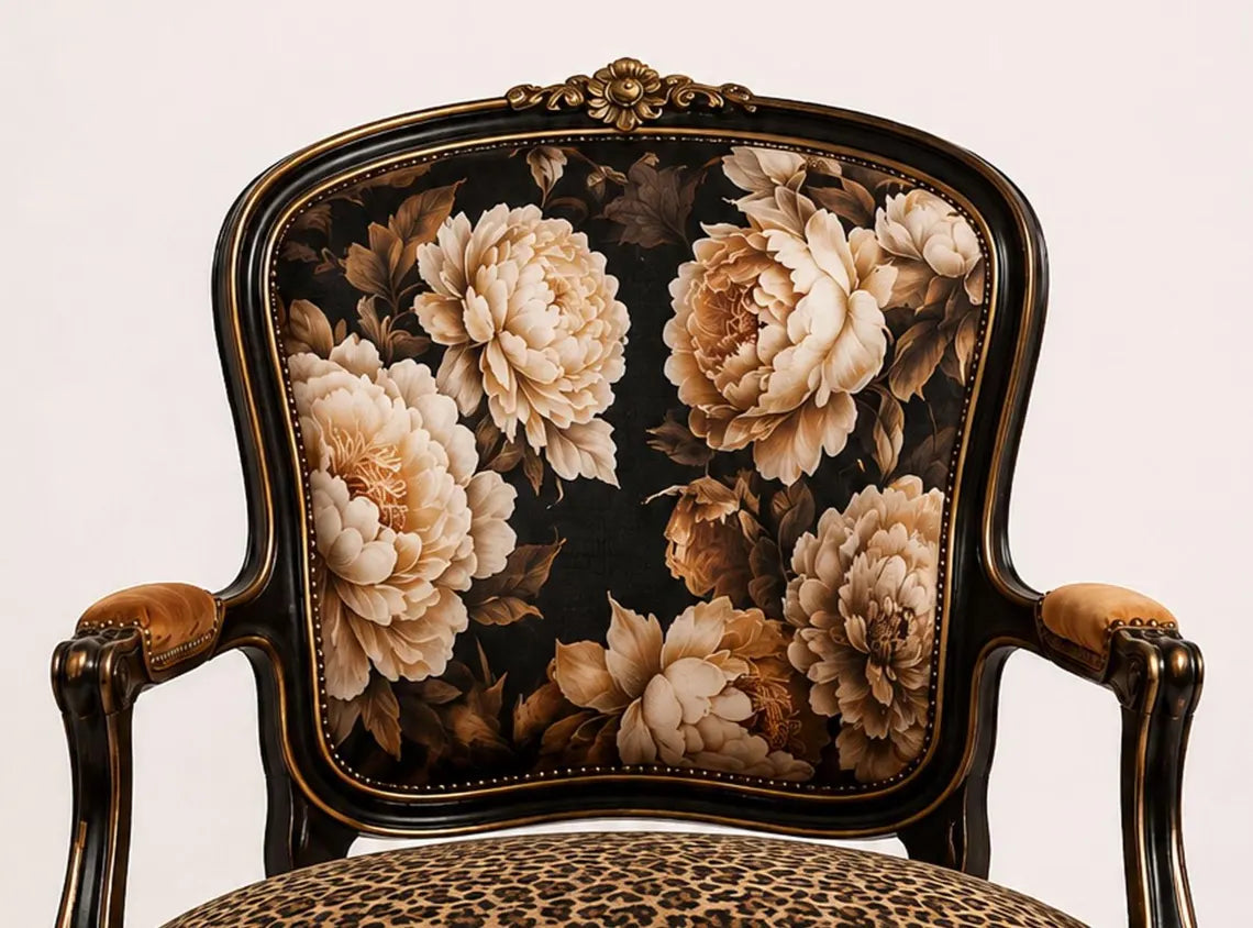 Luxury Leopard Accent Chair
