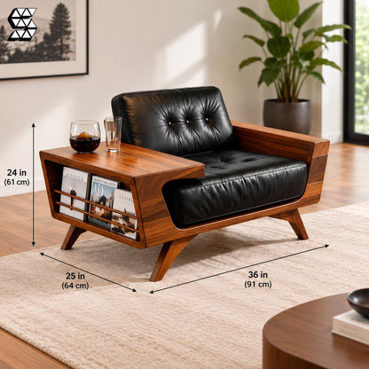 Teak Wood Lounge Sofa