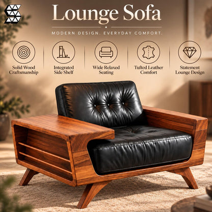 Teak Wood Lounge Sofa