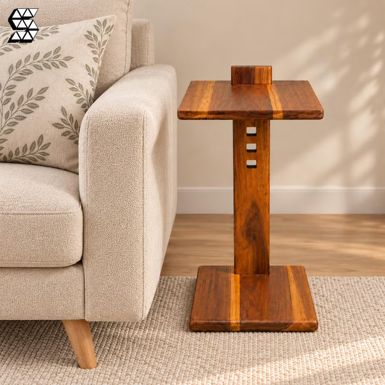 Solid Teak C-Table