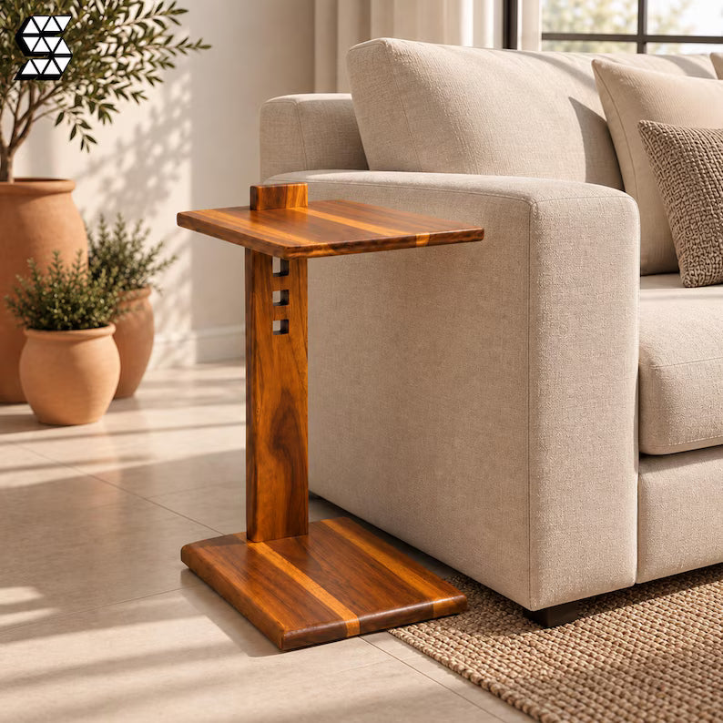 Solid Teak C-Table