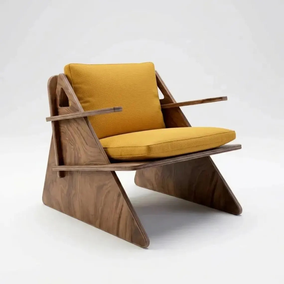 Modern Wooden Lounge Chair