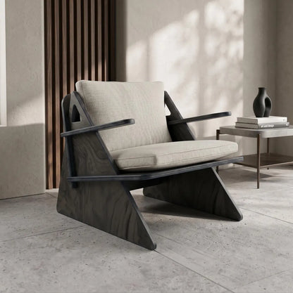 Modern Wooden Lounge Chair
