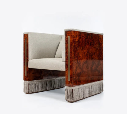 Lora Burlwood Lounge Chair