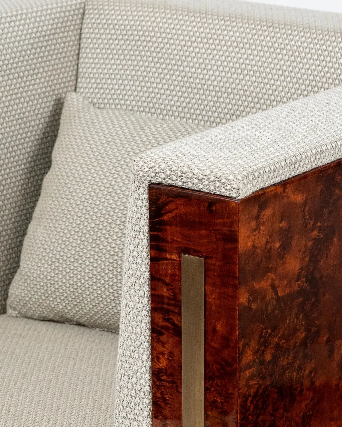 Lora Burlwood Lounge Chair