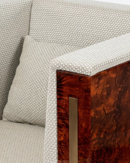 Lora Burlwood Lounge Chair