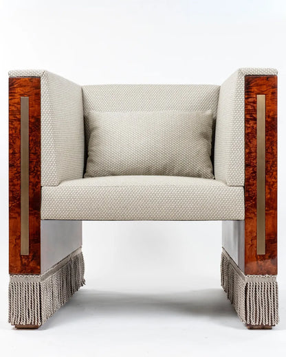 Lora Burlwood Lounge Chair