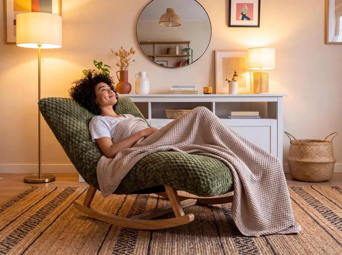 Oversized Cozy Rocking Chair