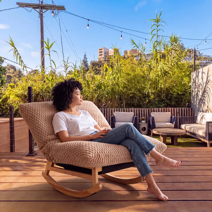 Oversized Cozy Rocking Chair