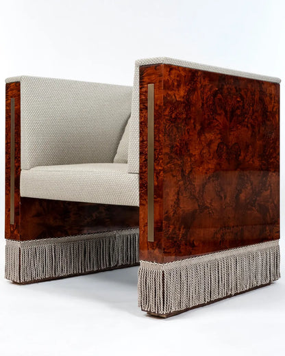 Lora Burlwood Lounge Chair