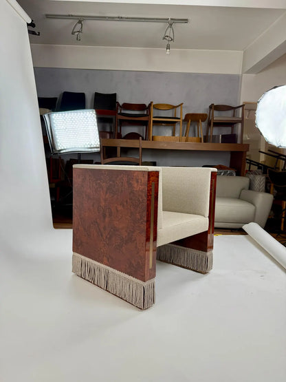 Lora Burlwood Lounge Chair