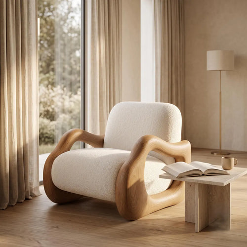 Mango Wood Lounge Chair