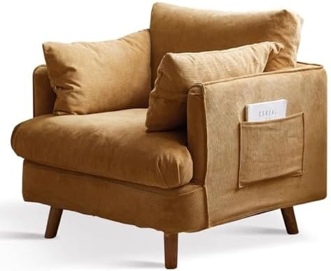Oversized Corduroy Lounge Chair