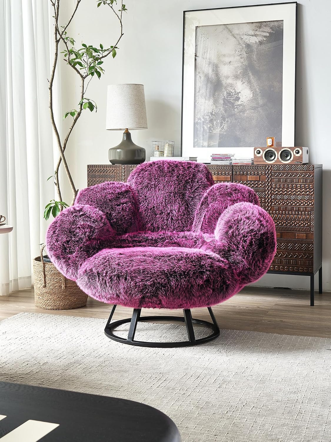 Oversized Luxury Upholstered Armchair