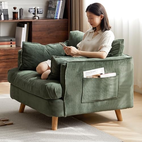 Oversized Corduroy Lounge Chair