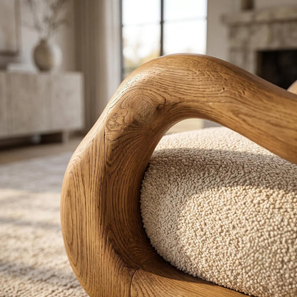 Mango Wood Lounge Chair