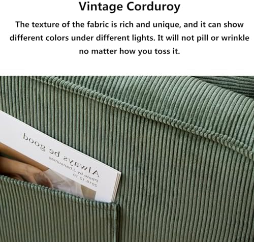 Oversized Corduroy Lounge Chair