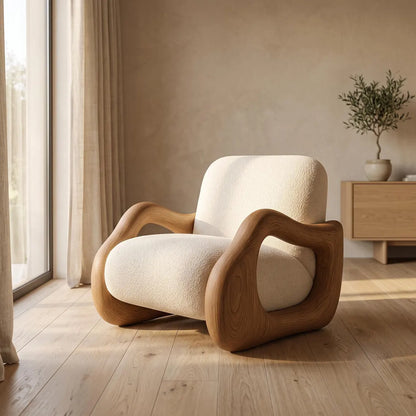 Mango Wood Lounge Chair
