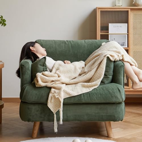 Oversized Corduroy Lounge Chair