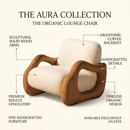 Mango Wood Lounge Chair