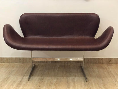 Luxury Brown Aviator Leather Armchair