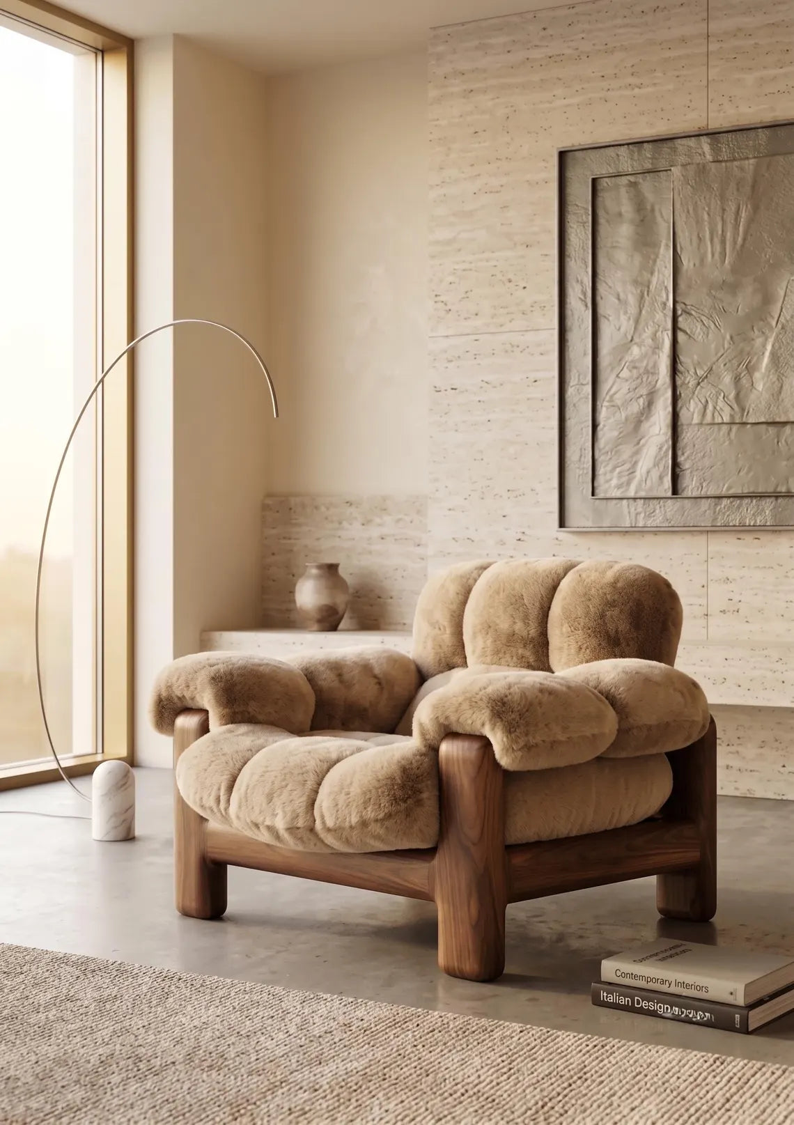 Wooden Lounge Chair