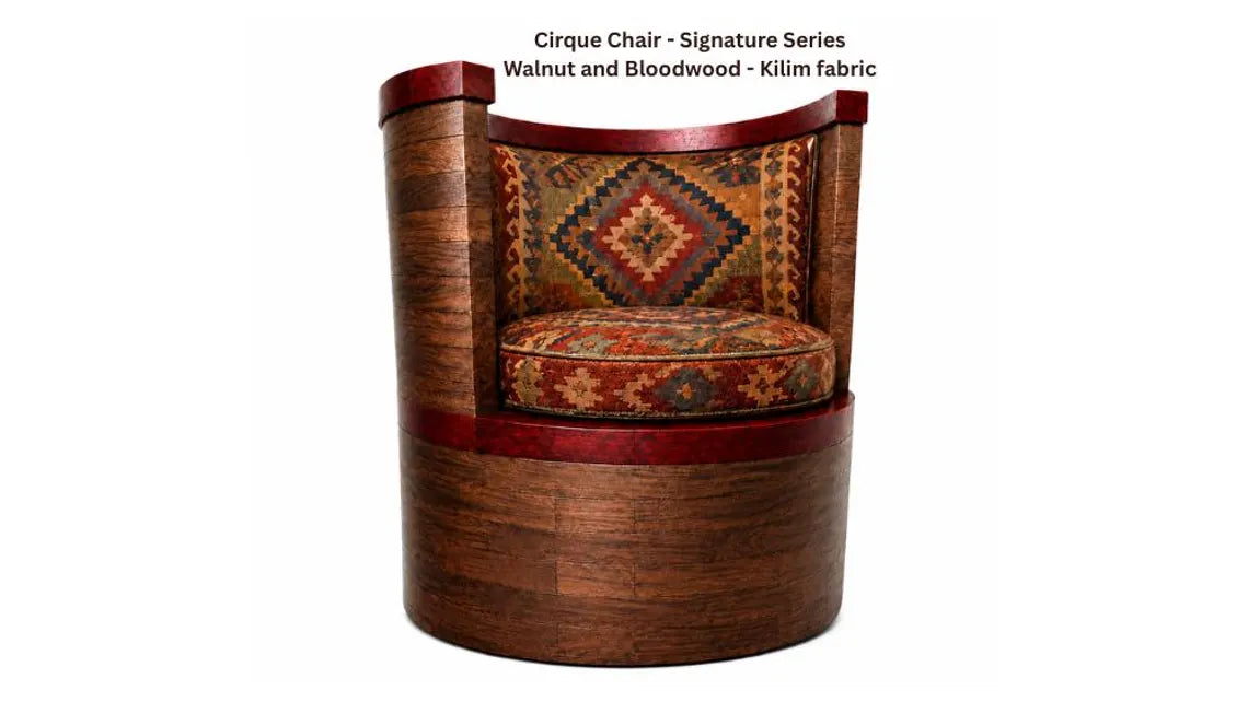 Cirque Walnut Lounge Chair
