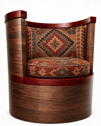 Cirque Walnut Lounge Chair