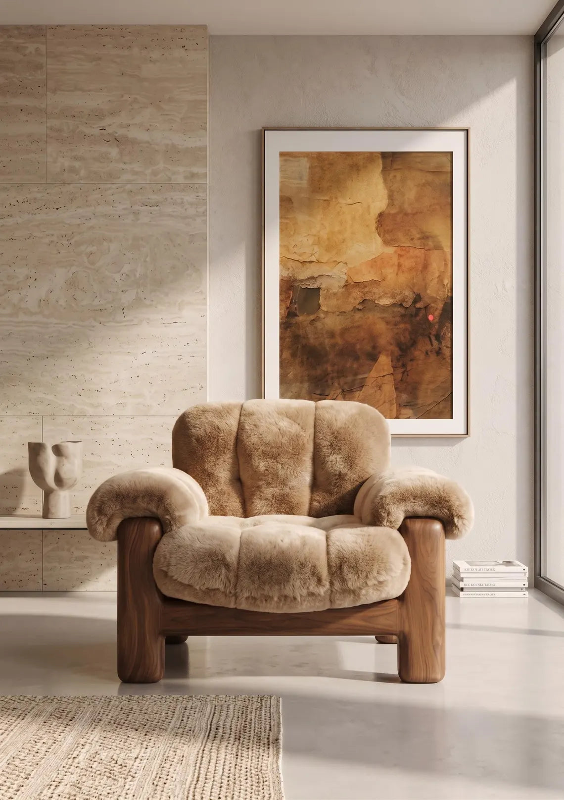 Wooden Lounge Chair