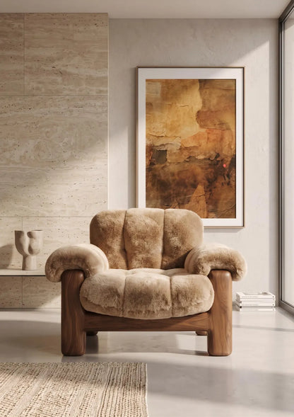 Wooden Lounge Chair
