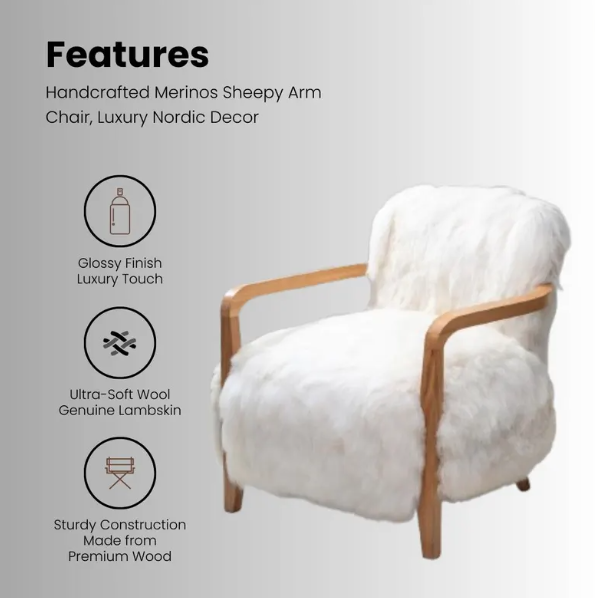 Luxury Merino Sheepy Armchair
