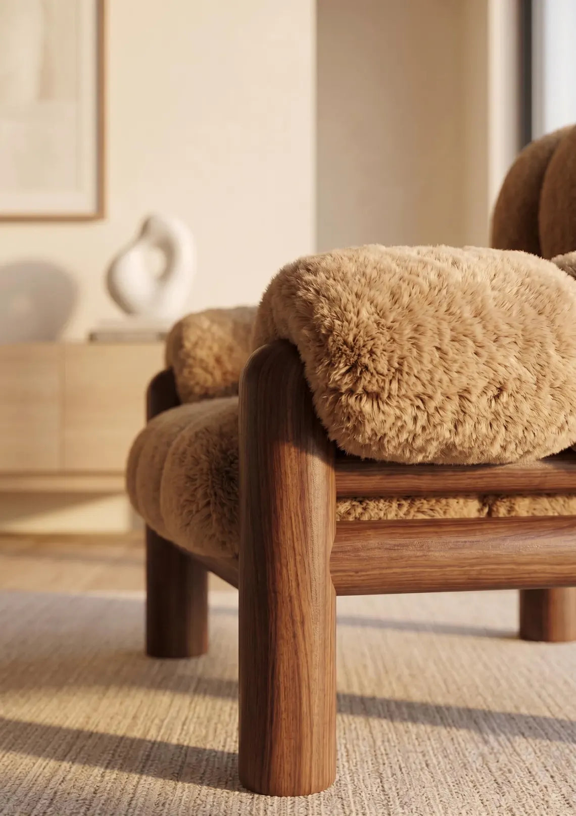 Wooden Lounge Chair