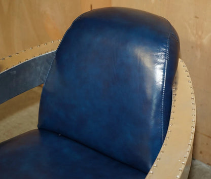 Blue Aviator Rocket Armchair