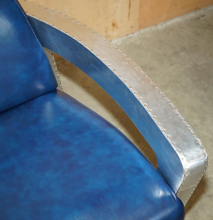 Blue Aviator Rocket Armchair