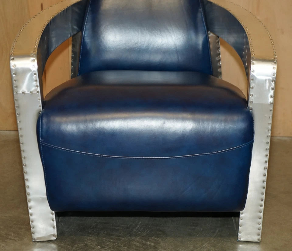 Blue Aviator Rocket Armchair