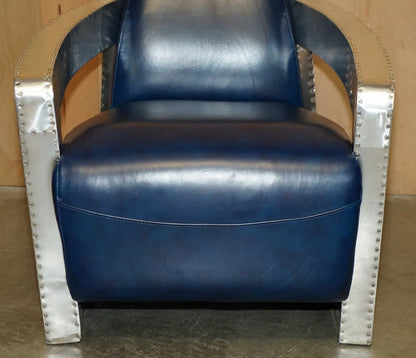 Blue Aviator Rocket Armchair