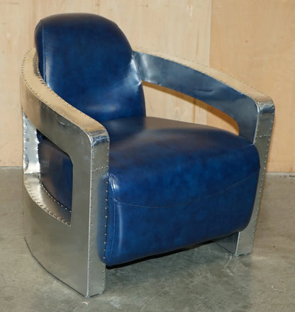 Blue Aviator Rocket Armchair