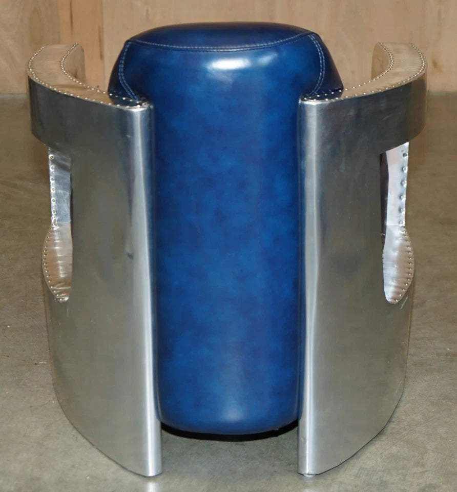 Blue Aviator Rocket Armchair