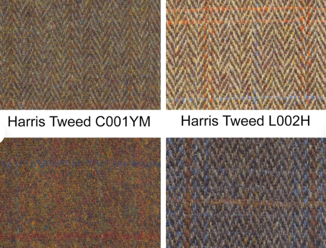 Harris Tweed Patchwork Wingback Armchair